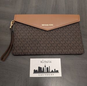 Michael Kors Large Envelope Clutch
